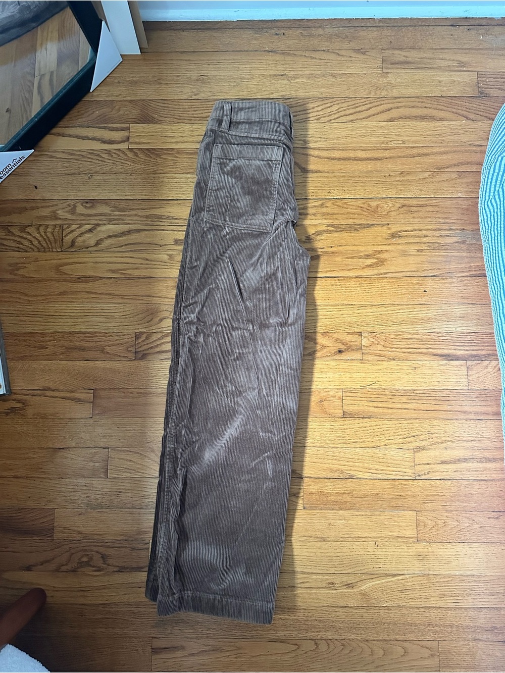 NWOT gap Brown Corduroy Wide-Leg Pants - Picture 5 of 5
